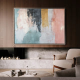 Abstract 320 Canvas Art 18" x 24" / 45 x 60 cm / Black