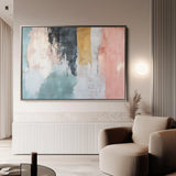 Abstract 320 Canvas Art 18" x 24" / 45 x 60 cm / Black