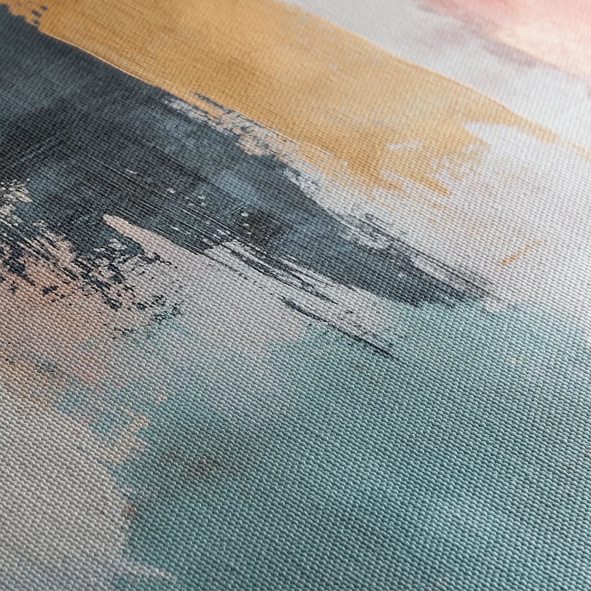 Abstract 320 Canvas Art 18" x 24" / 45 x 60 cm / Black