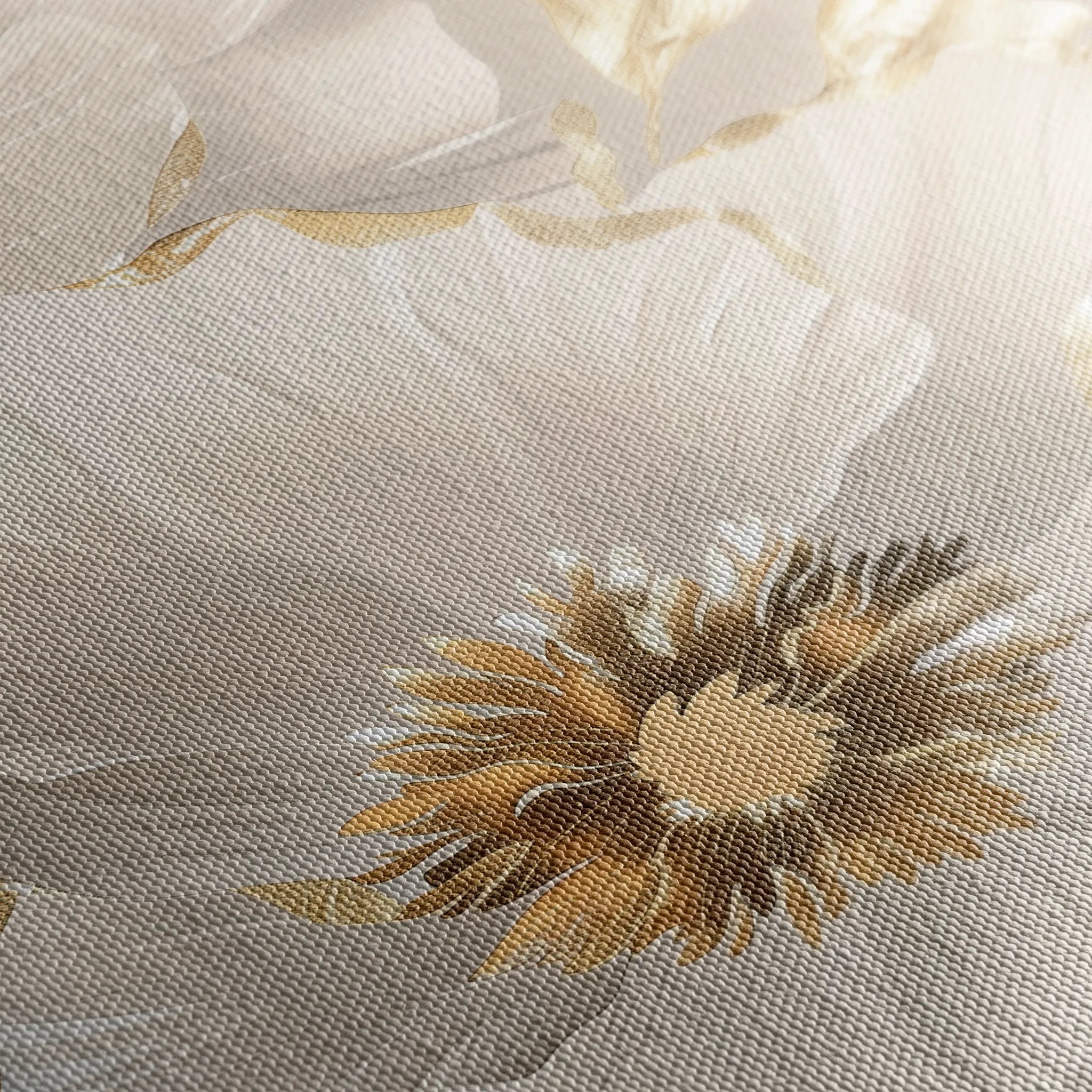 Floral 320 Canvas Art 18" x 24" / 45 x 60 cm / Black