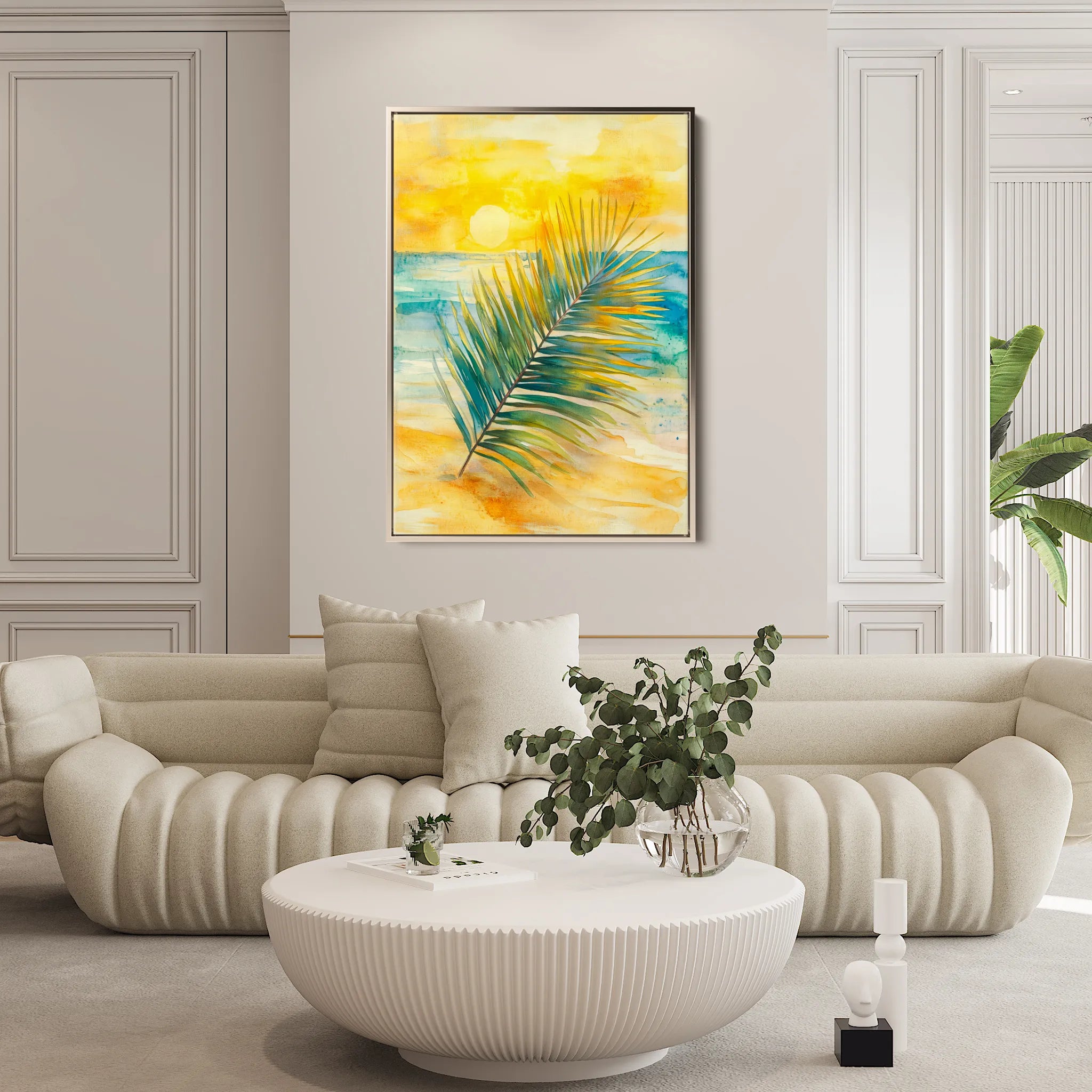 Landscape 320 Canvas Art 18" x 24" / 45 x 60 cm / Black