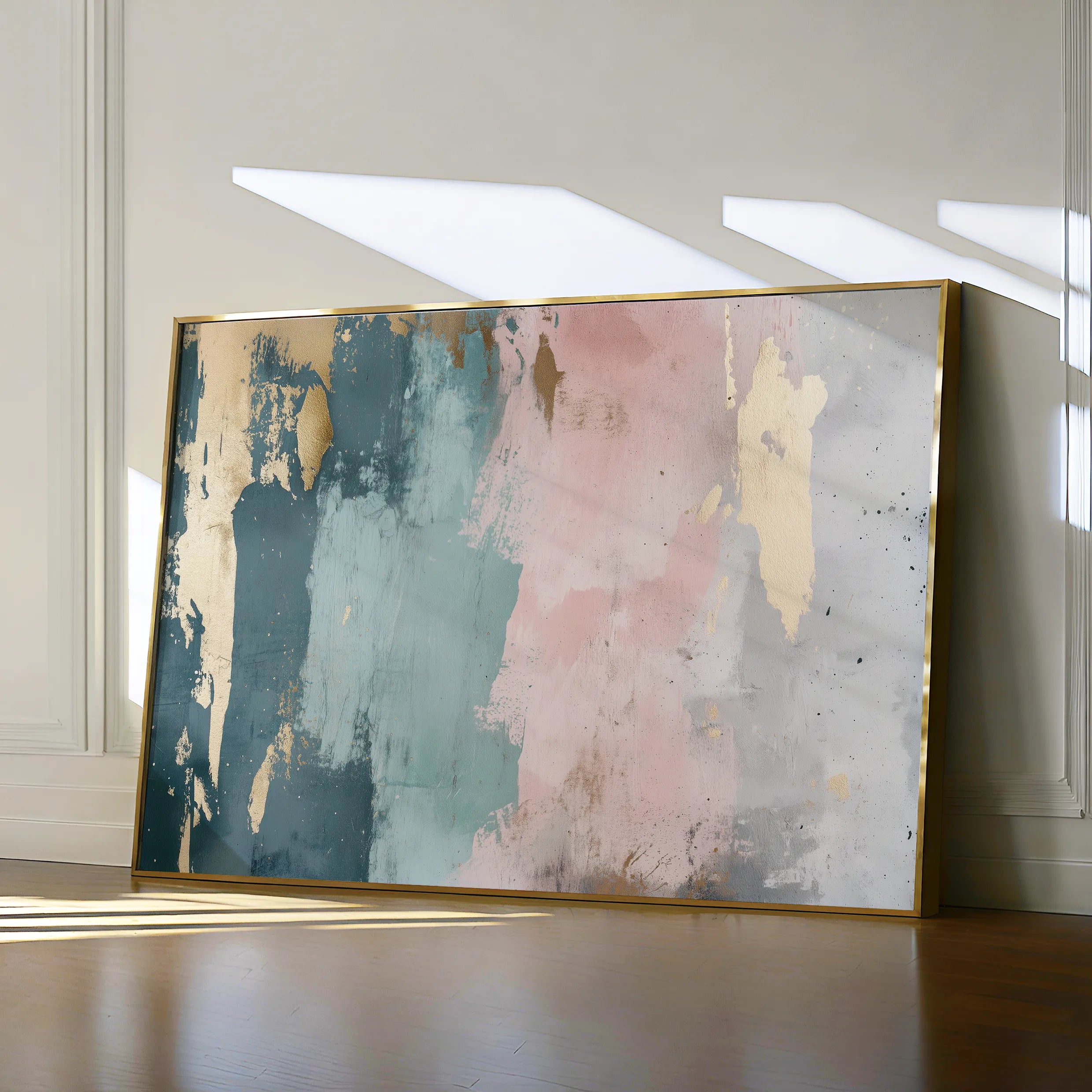 Abstract 321 Canvas Art 18" x 24" / 45 x 60 cm / Black