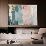 Abstract 321 Canvas Art 18" x 24" / 45 x 60 cm / Black