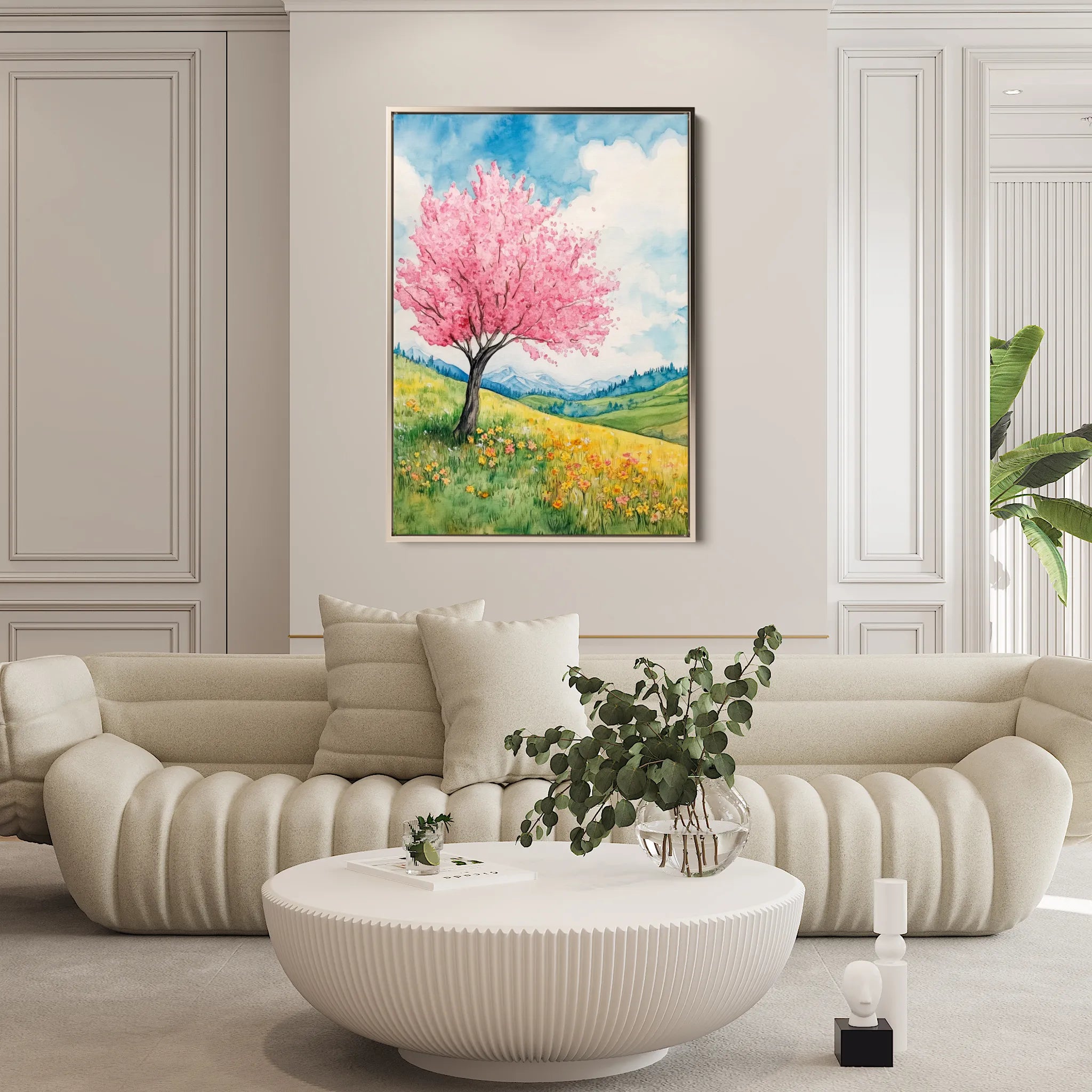Landscape 321 Canvas Art 18" x 24" / 45 x 60 cm / Black