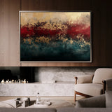Abstract 322 Canvas Art 18" x 24" / 45 x 60 cm / Black
