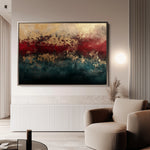 Abstract 322 Canvas Art 18" x 24" / 45 x 60 cm / Black
