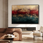 Abstract 322 Canvas Art 18" x 24" / 45 x 60 cm / Black