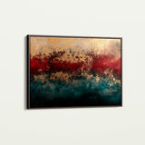 Abstract 322 Canvas Art 18" x 24" / 45 x 60 cm / Black