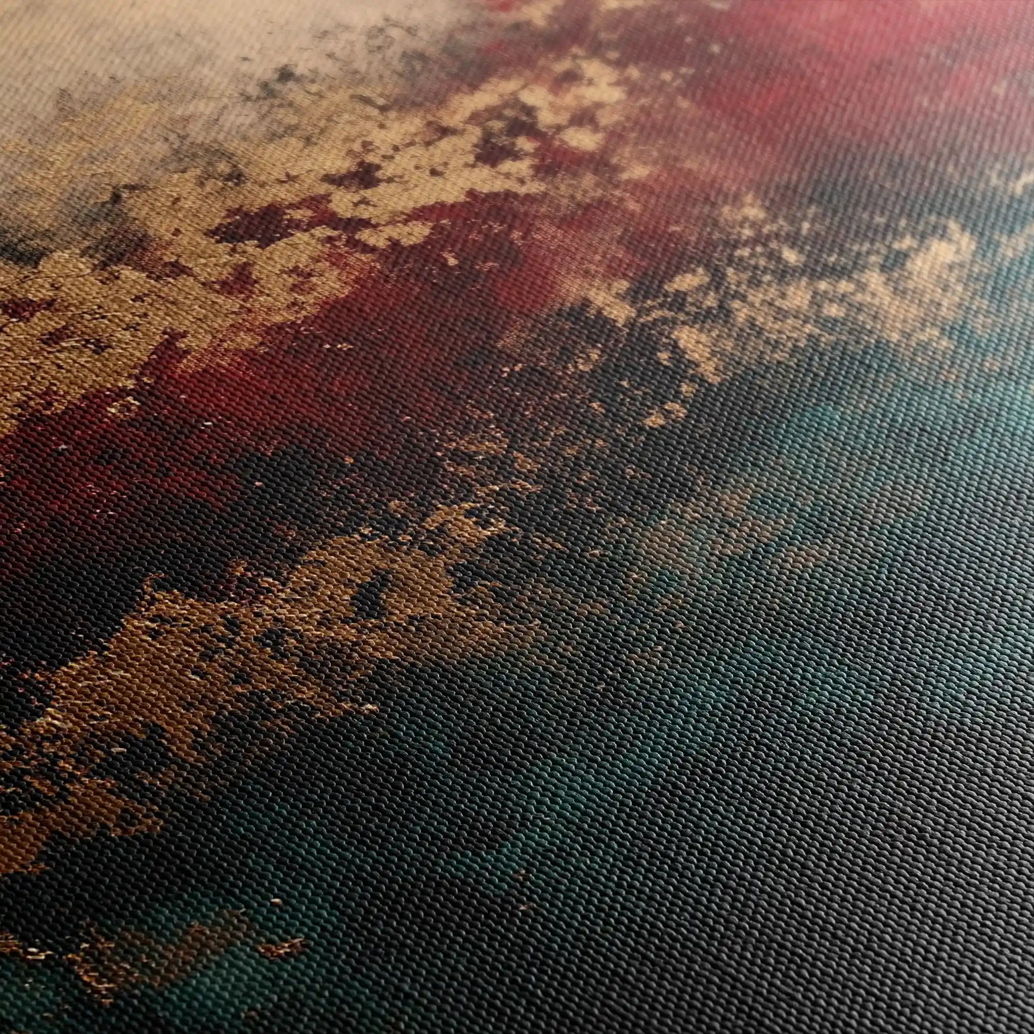 Abstract 322 Canvas Art 60 x 40 cm / Black