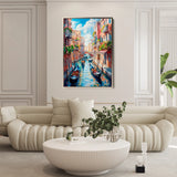 Landscape 322 Canvas Art 18" x 24" / 45 x 60 cm / Black