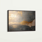 Abstract 323 Canvas Art 60 x 40 cm / Black