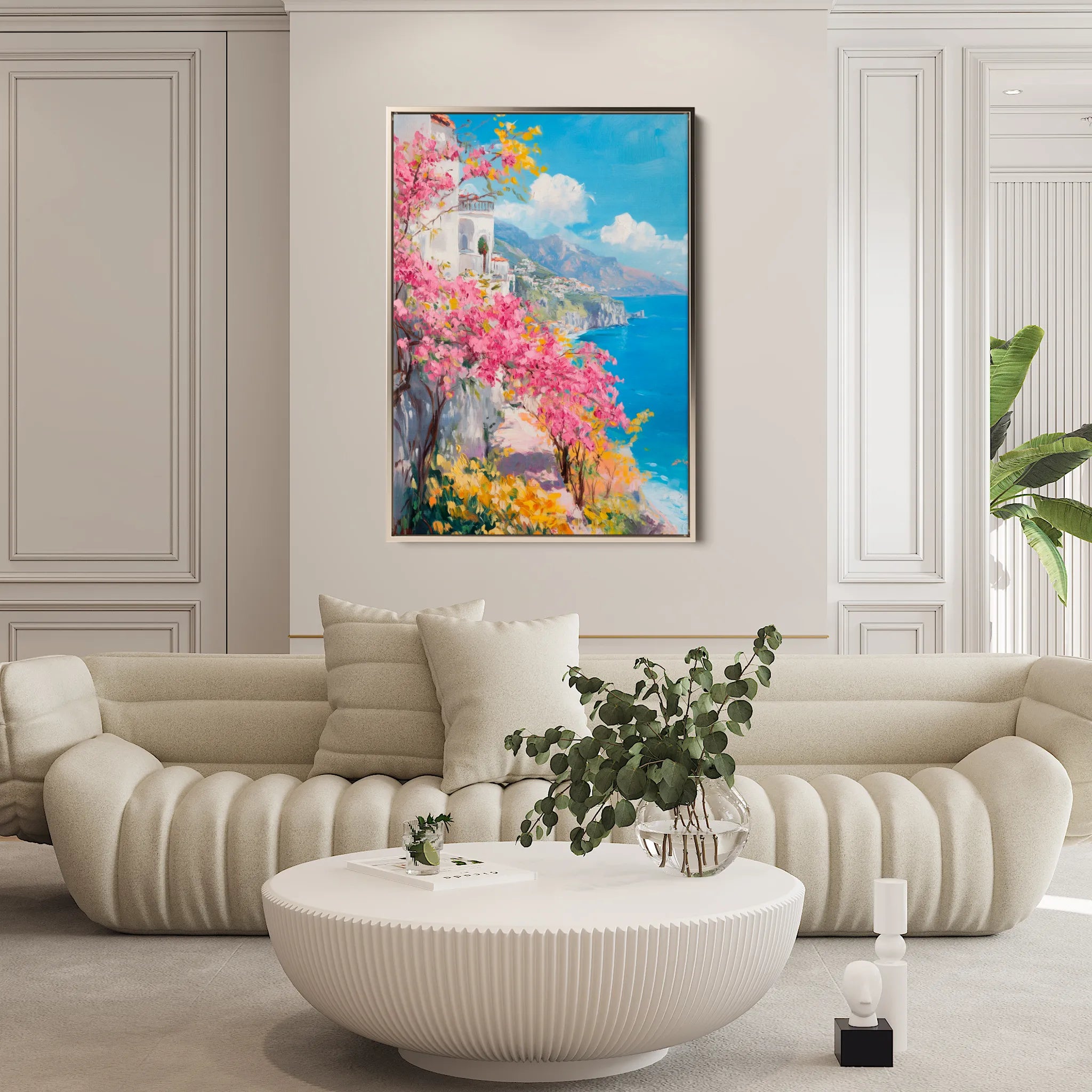 Landscape 323 Canvas Art 18" x 24" / 45 x 60 cm / Black