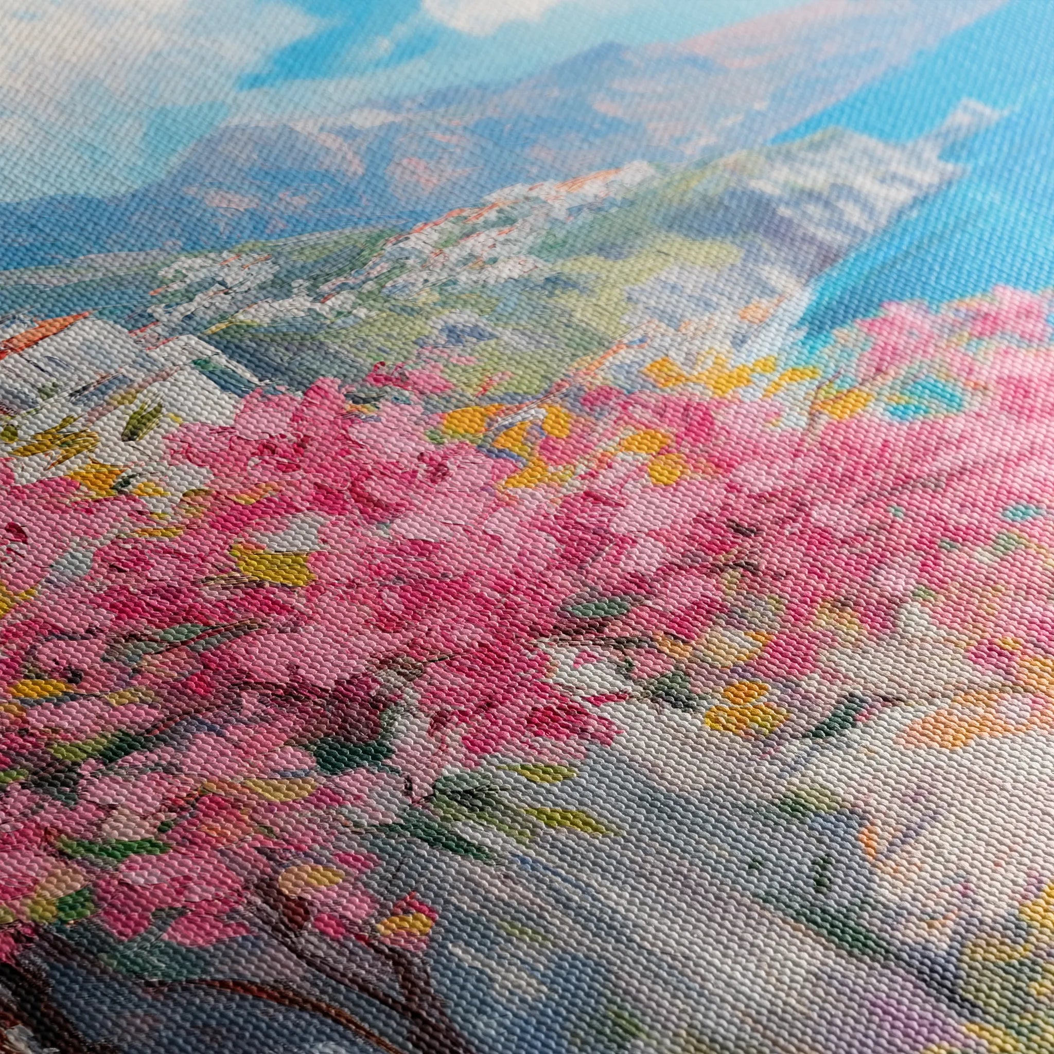 Landscape 323 Canvas Art 18" x 24" / 45 x 60 cm / Black