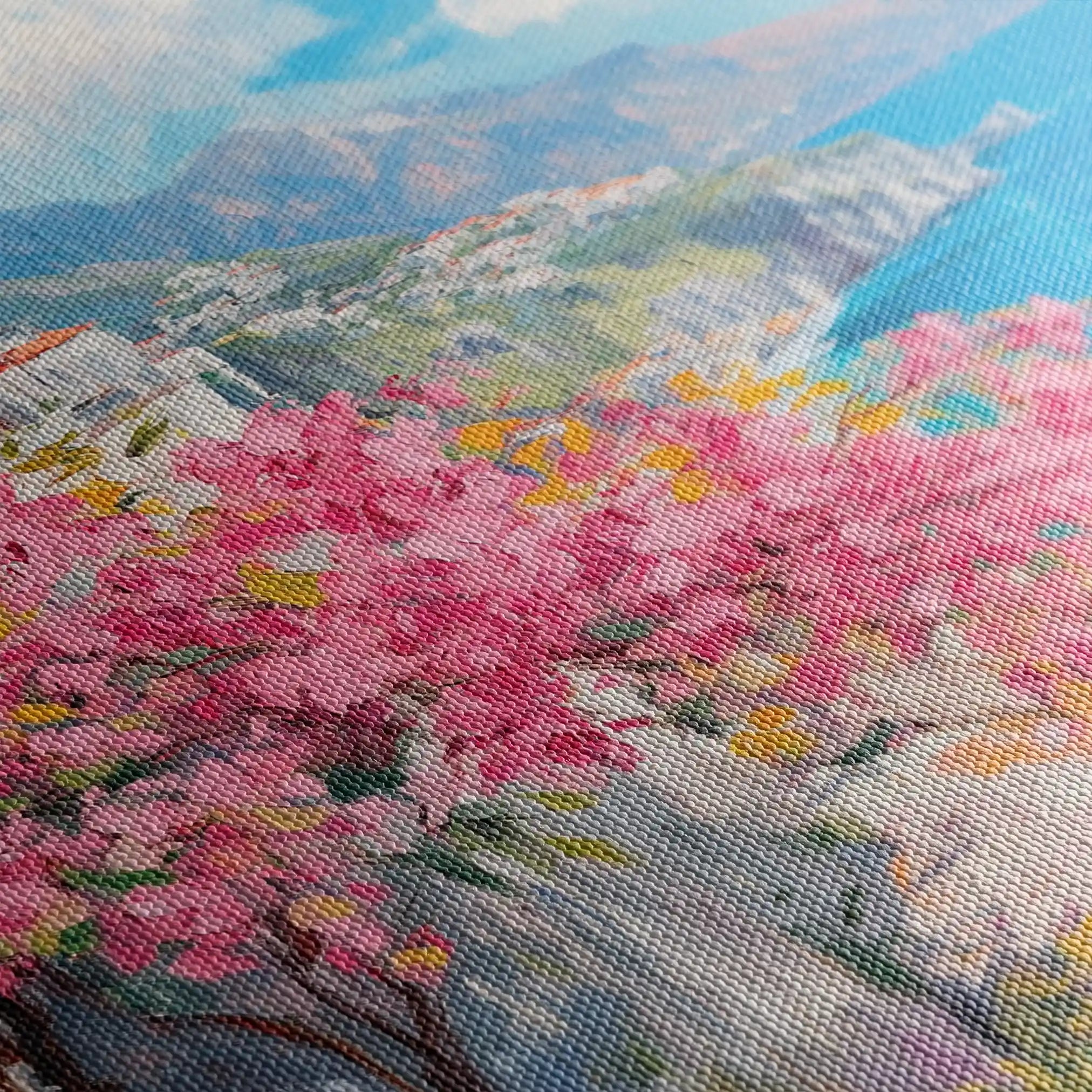 Landscape 323 Canvas Art 60 x 40 cm / Black