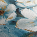 Floral 324 Canvas Art 18" x 24" / 45 x 60 cm / Black
