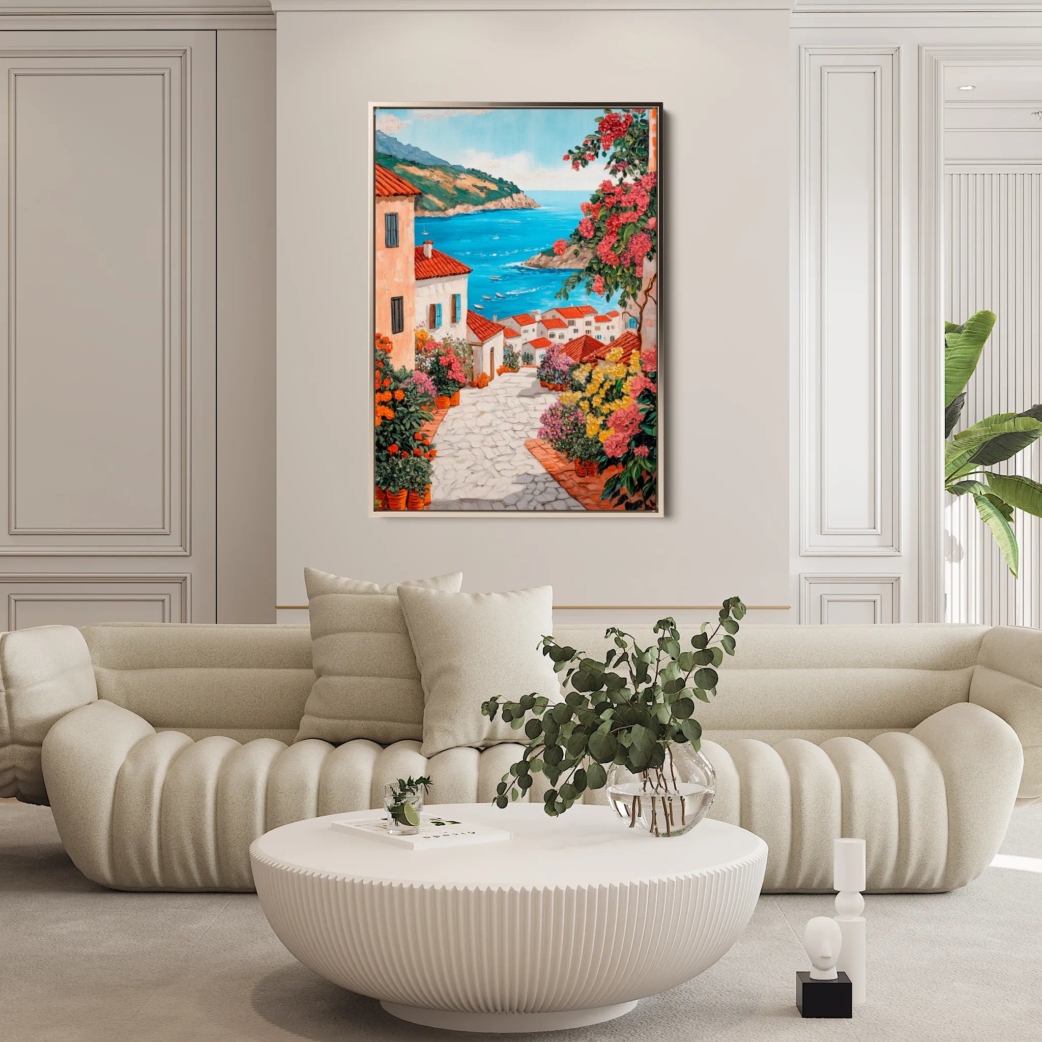 Landscape 324 Canvas Art 18" x 24" / 45 x 60 cm / Black
