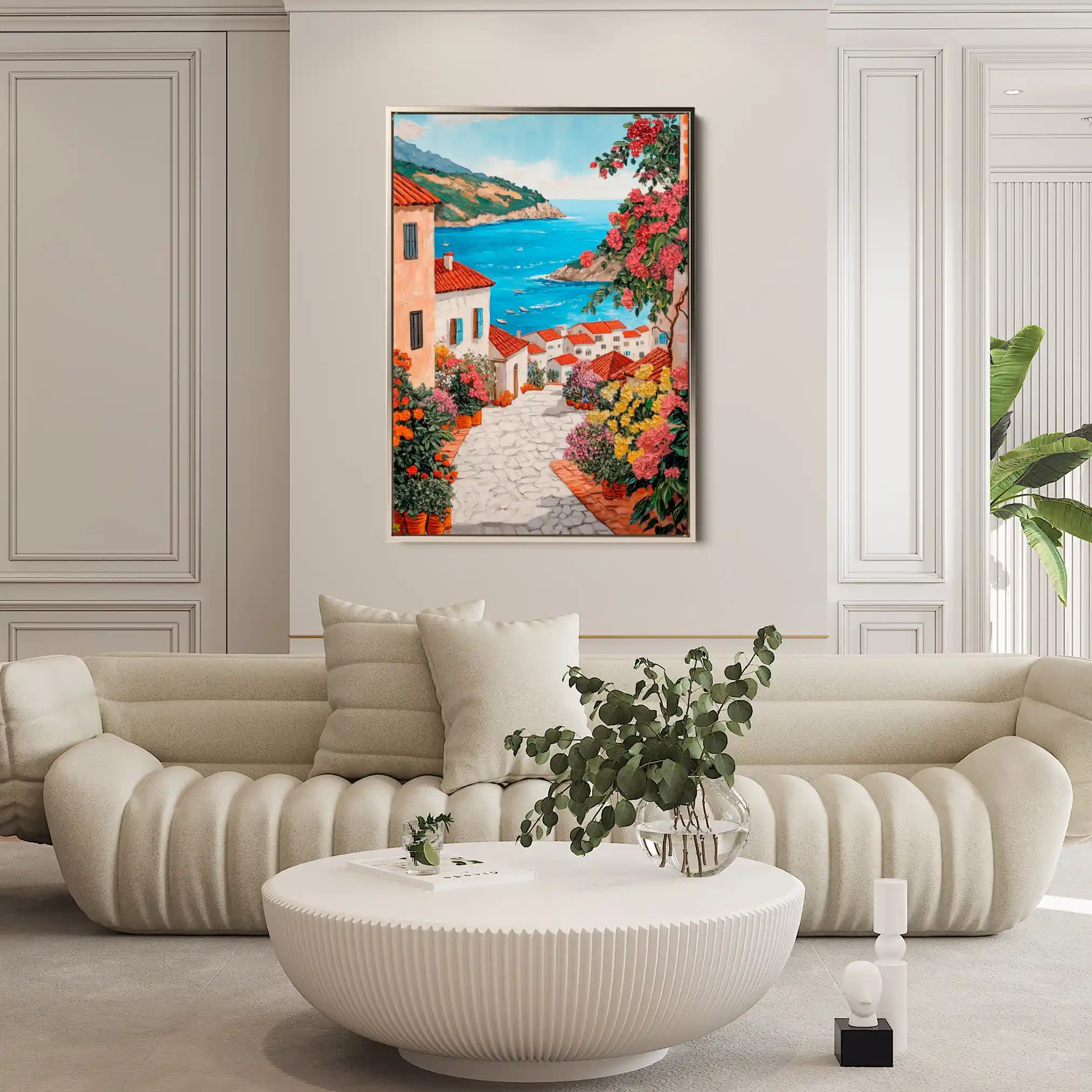 Landscape 324 Canvas Art 60 x 40 cm / Black