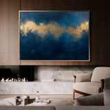 Abstract 325 Canvas Art 18" x 24" / 45 x 60 cm / Black