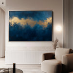 Abstract 325 Canvas Art 18" x 24" / 45 x 60 cm / Black