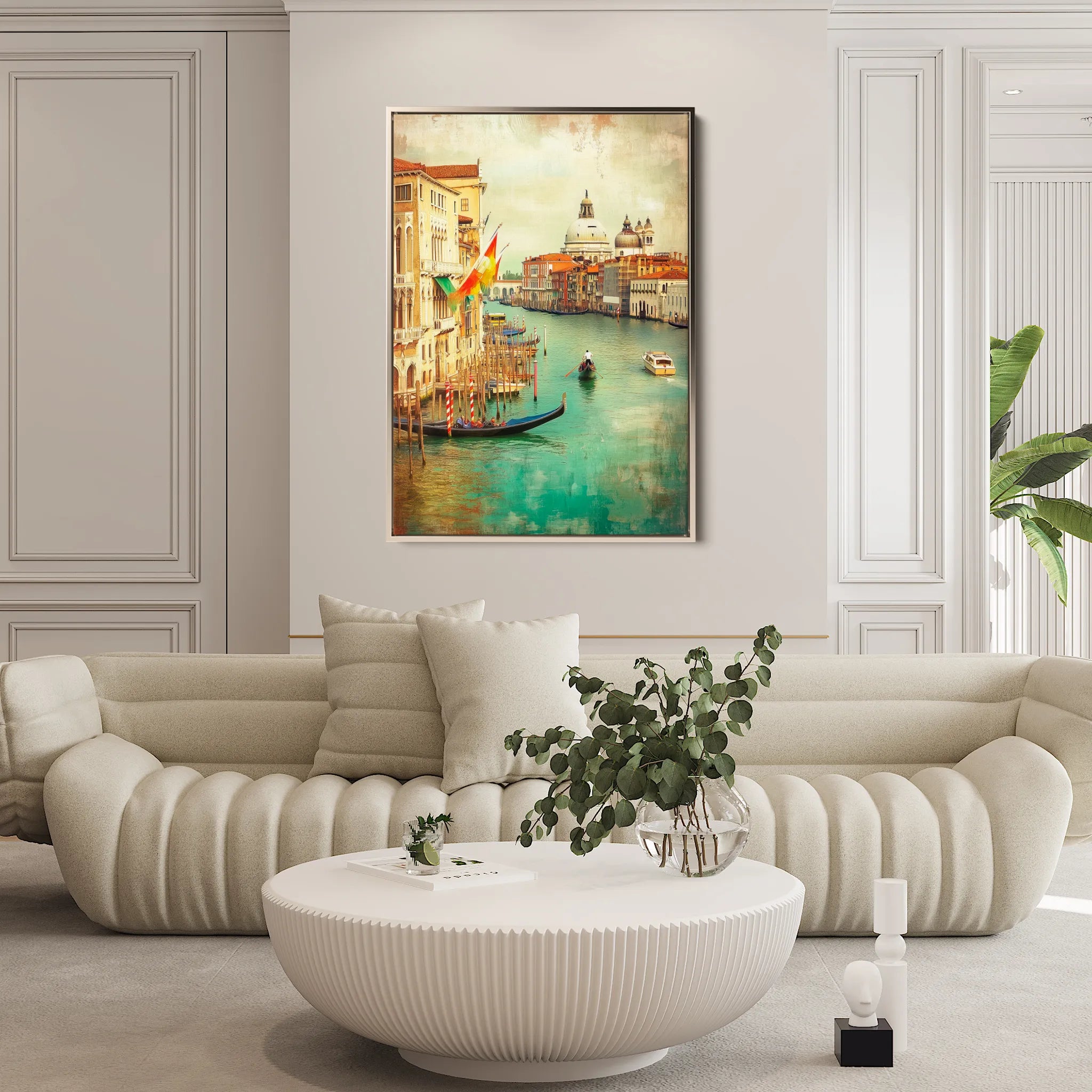 Landscape 326 Canvas Art 18" x 24" / 45 x 60 cm / Black