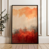 Abstract 327 Canvas Art 18" x 24" / 45 x 60 cm / Black