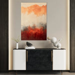 Abstract 327 Canvas Art 18" x 24" / 45 x 60 cm / Black