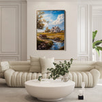 Landscape 327 Canvas Art 18" x 24" / 45 x 60 cm / Black