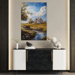 Landscape 327 Canvas Art 18" x 24" / 45 x 60 cm / Black