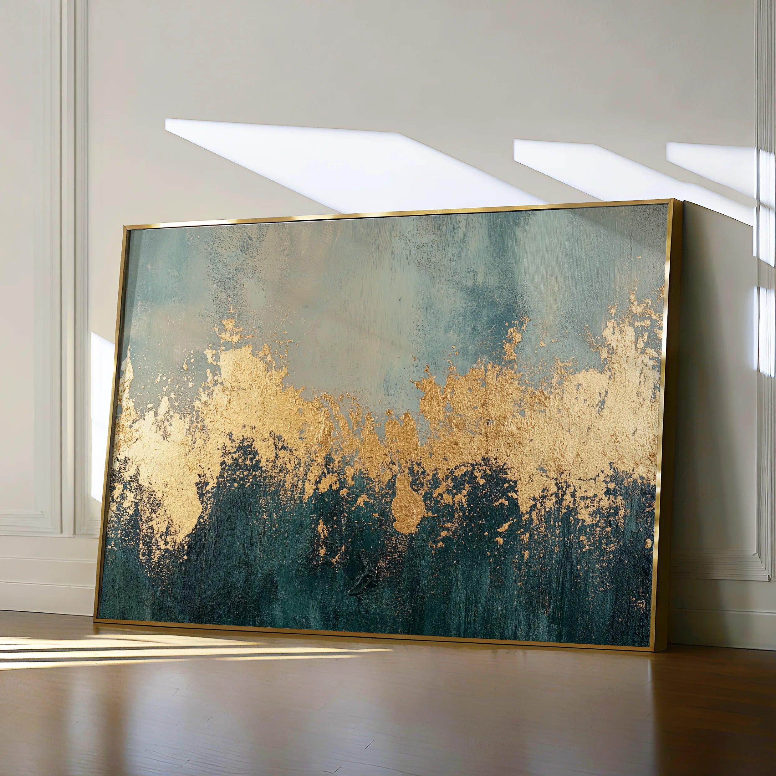 Abstract 328 Canvas Art 18" x 24" / 45 x 60 cm / Black