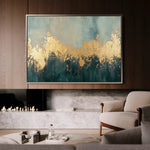 Abstract 328 Canvas Art 18" x 24" / 45 x 60 cm / Black