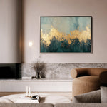 Abstract 328 Canvas Art 18" x 24" / 45 x 60 cm / Black