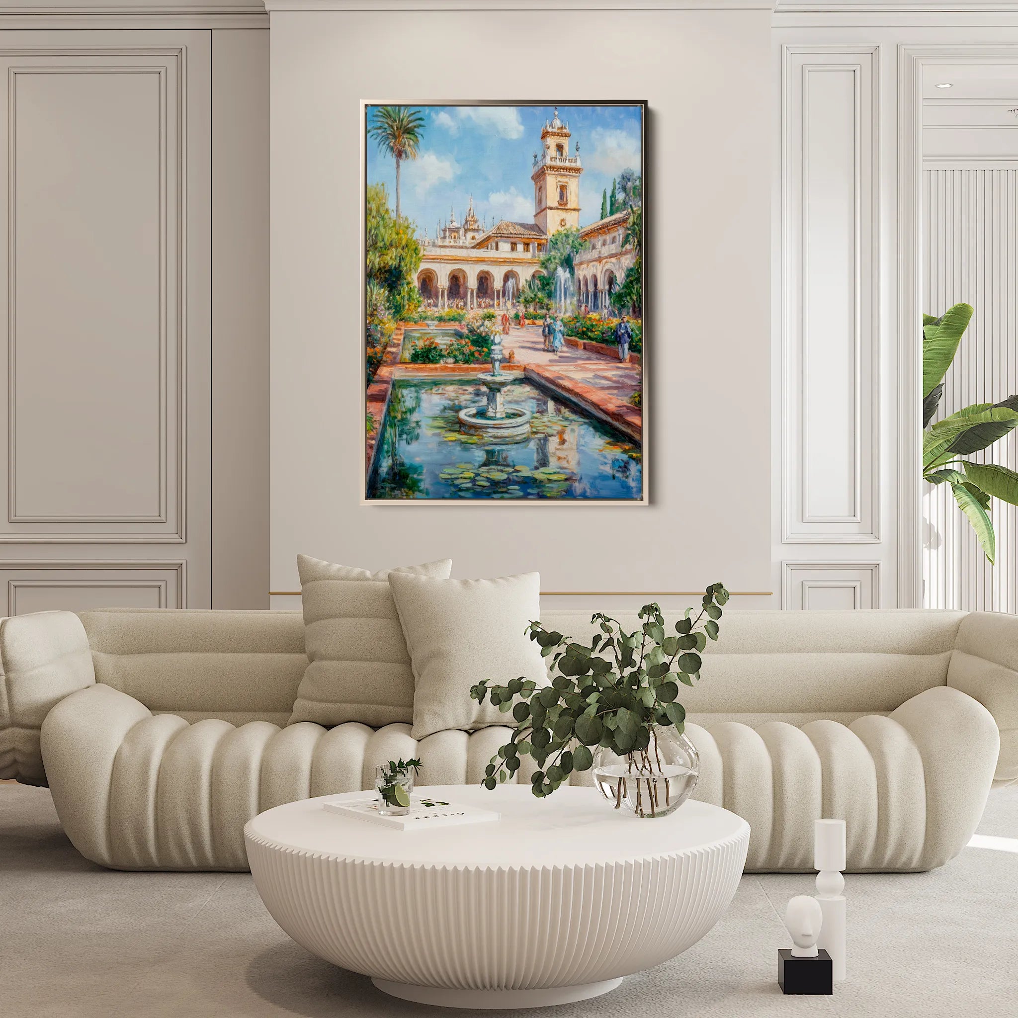 Landscape 328 Canvas Art 18" x 24" / 45 x 60 cm / Black