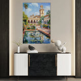 Landscape 328 Canvas Art 18" x 24" / 45 x 60 cm / Black