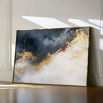 Abstract 329 Canvas Art 18" x 24" / 45 x 60 cm / Black
