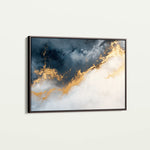 Abstract 329 Canvas Art 18" x 24" / 45 x 60 cm / Black