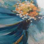 Floral 329 Canvas Art 18" x 24" / 45 x 60 cm / Black