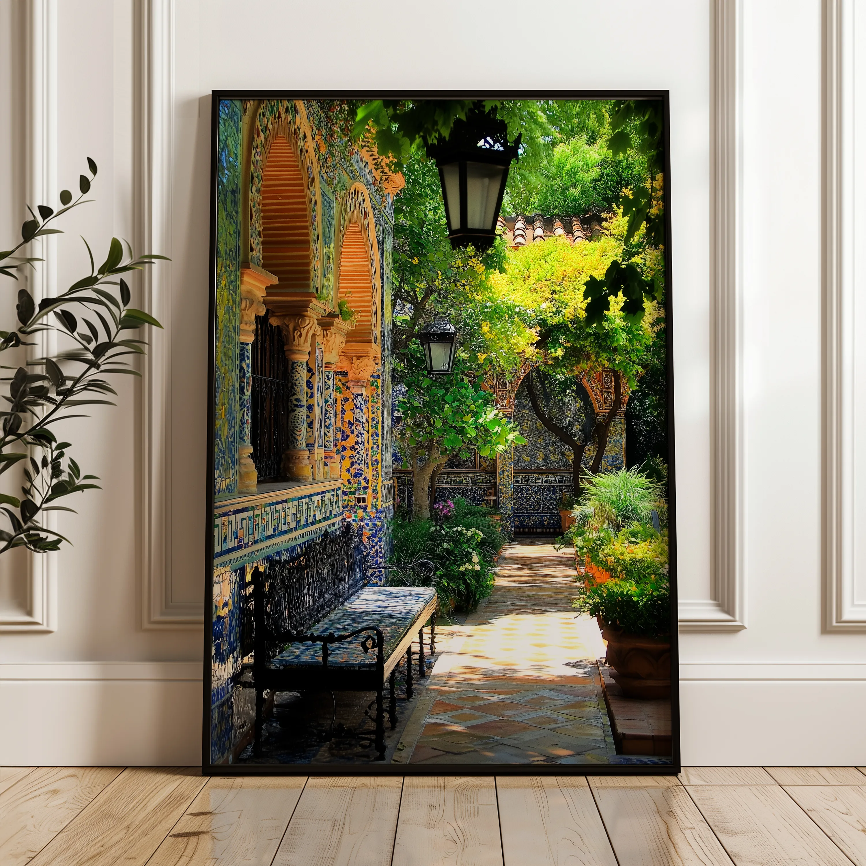 Landscape 329 Canvas Art 18" x 24" / 45 x 60 cm / Black