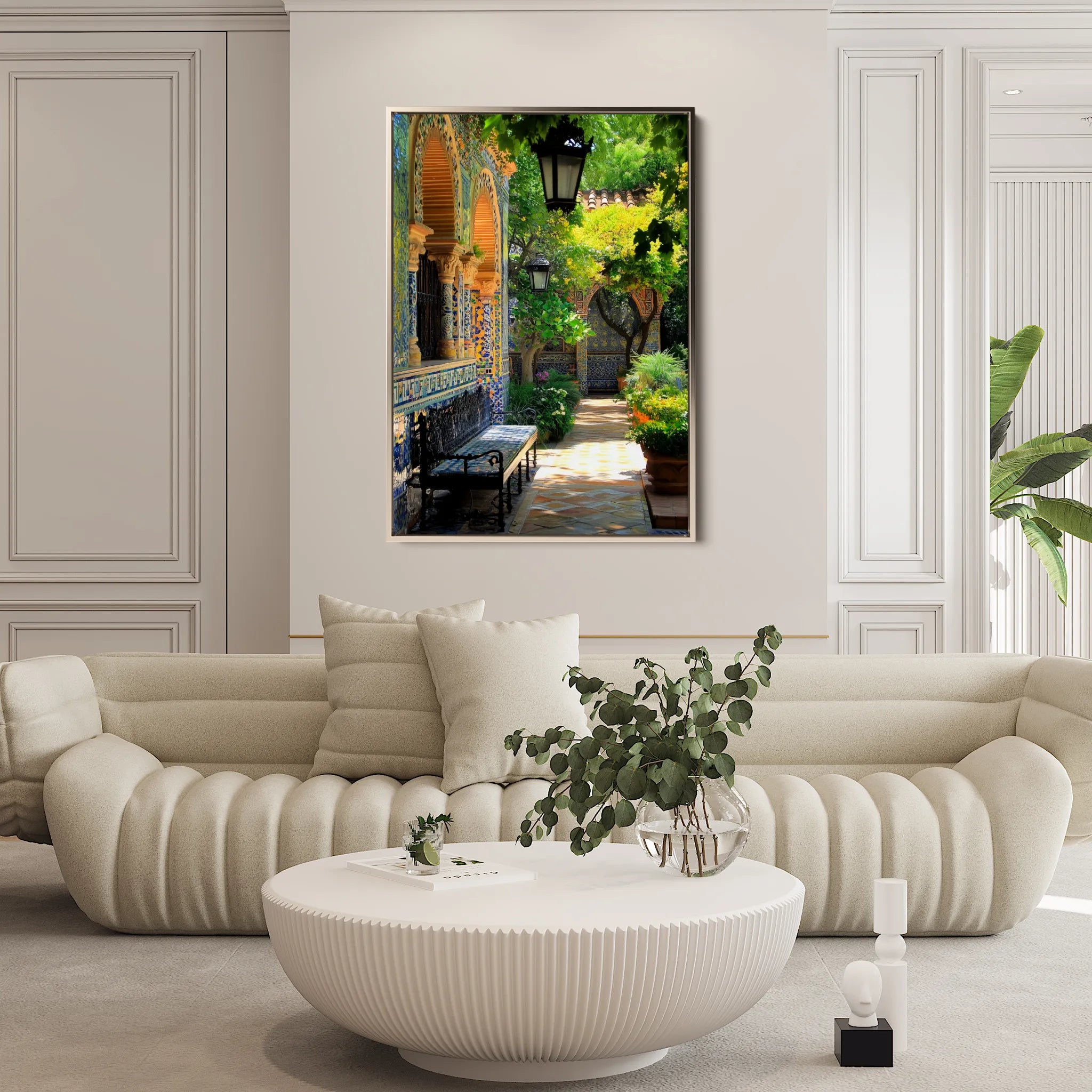 Landscape 329 Canvas Art 18" x 24" / 45 x 60 cm / Black