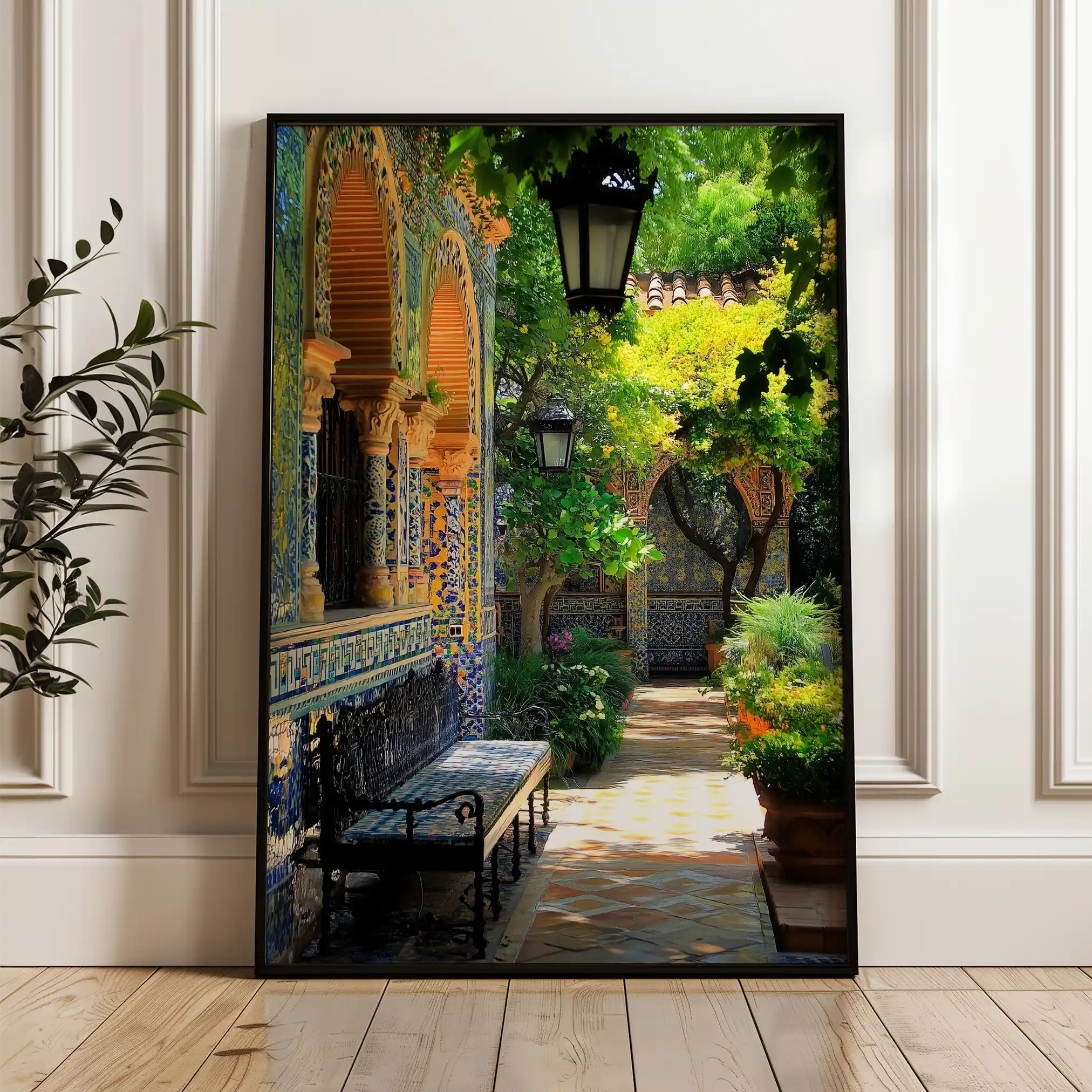 Landscape 329 Canvas Art 60 x 40 cm / Black