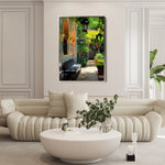 Landscape 329 Canvas Art 60 x 40 cm / Black