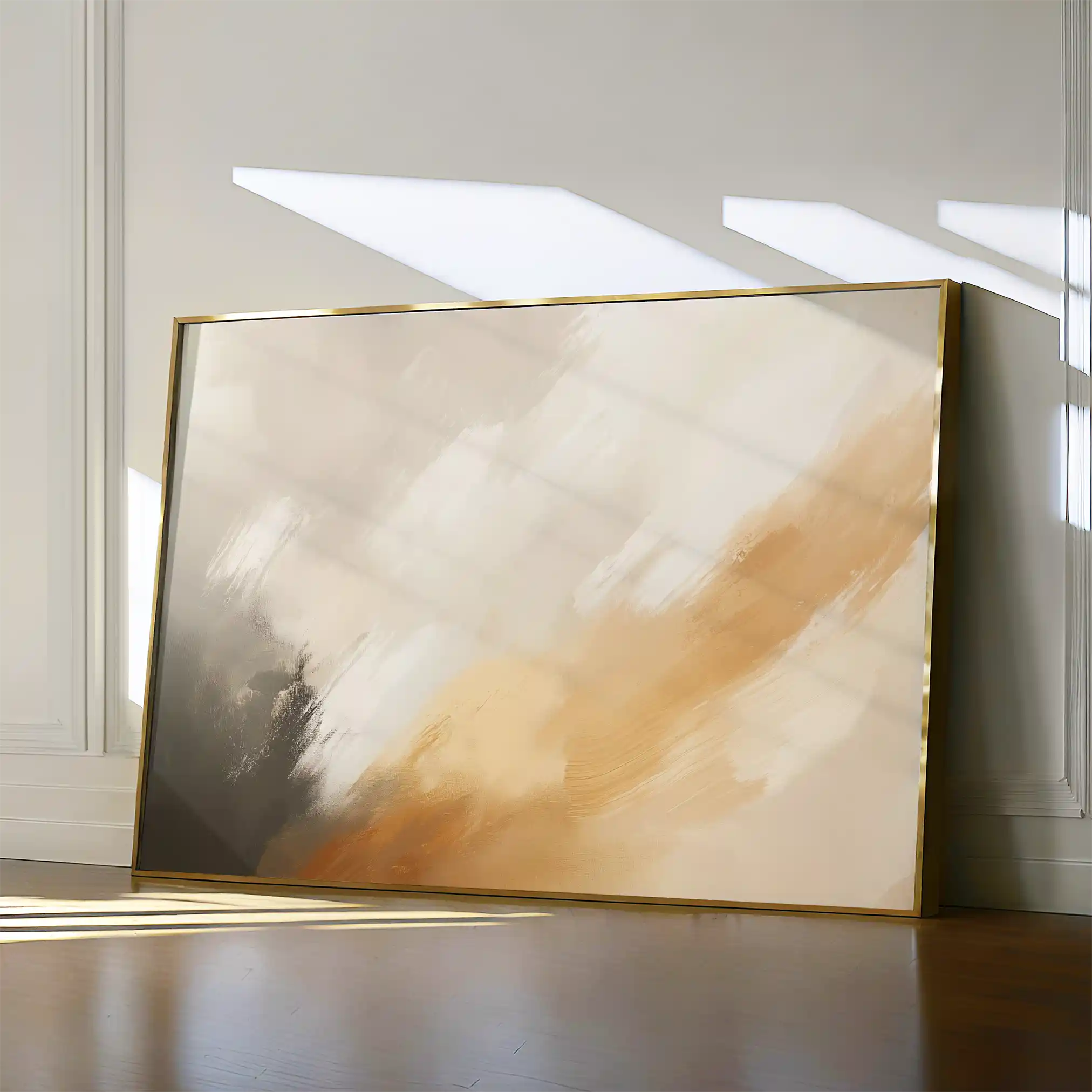 Abstract 330 Canvas Art 18" x 24" / 45 x 60 cm / Black