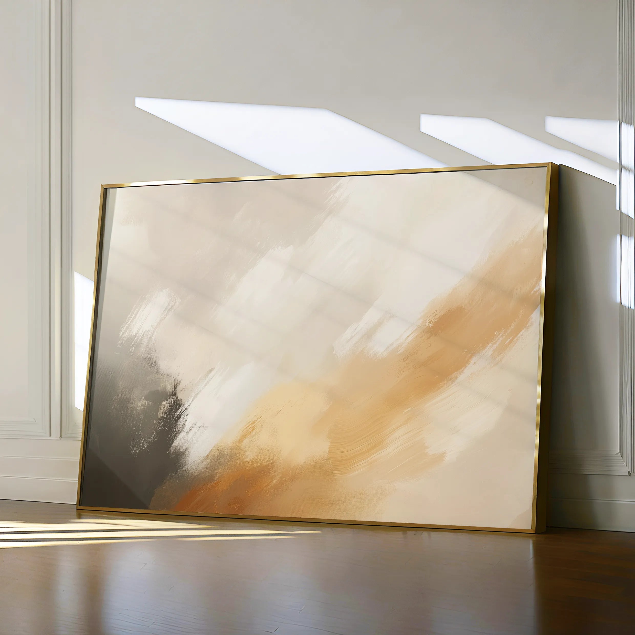 Abstract 330 Canvas Art 18" x 24" / 45 x 60 cm / Black