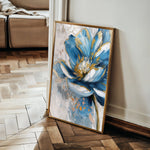 Floral 330 Canvas Art 18" x 24" / 45 x 60 cm / Black