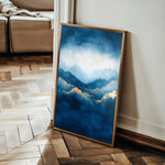 Abstract 331 Canvas Art 18" x 24" / 45 x 60 cm / Black
