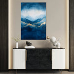 Abstract 331 Canvas Art 18" x 24" / 45 x 60 cm / Black