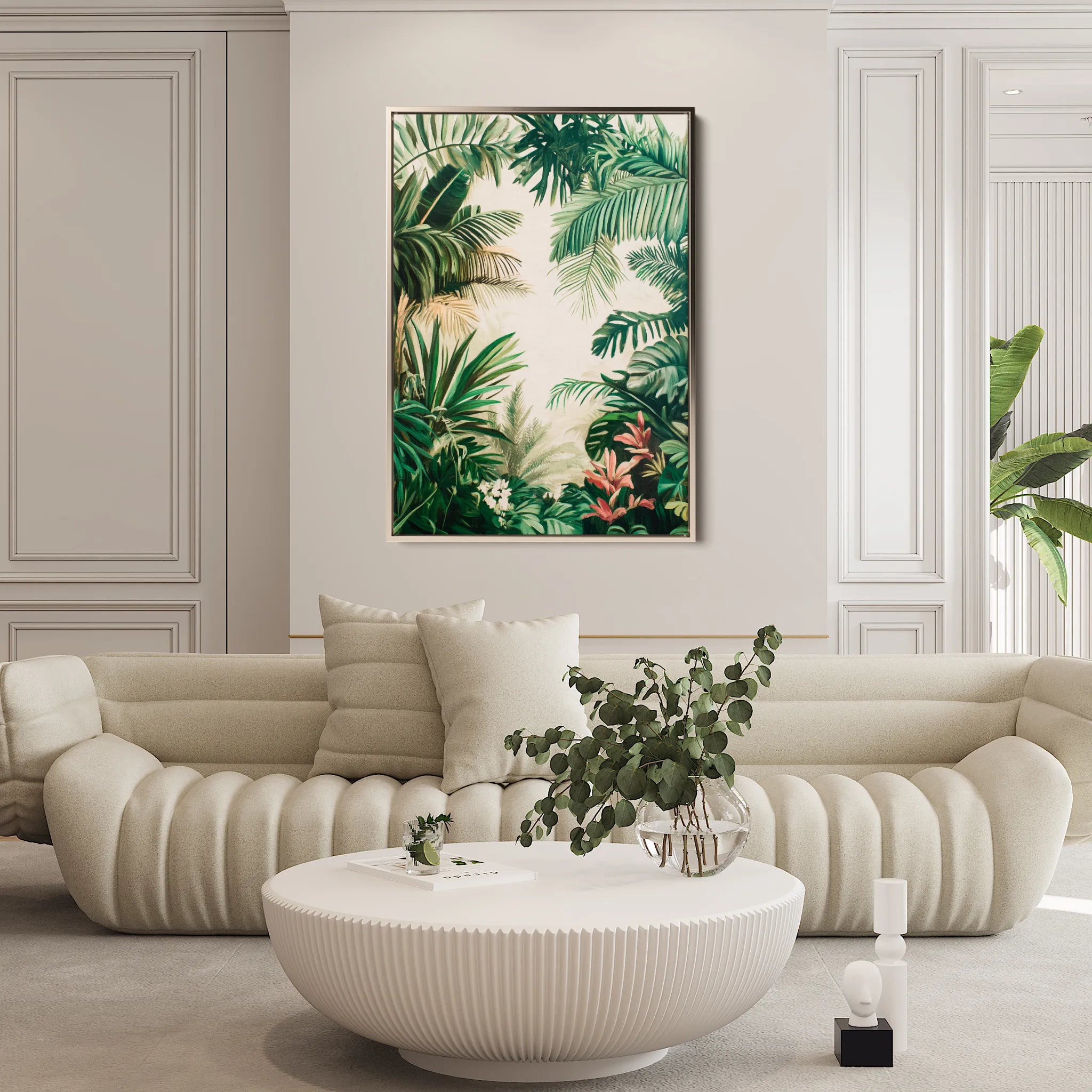 Landscape 331 Canvas Art 18" x 24" / 45 x 60 cm / Black