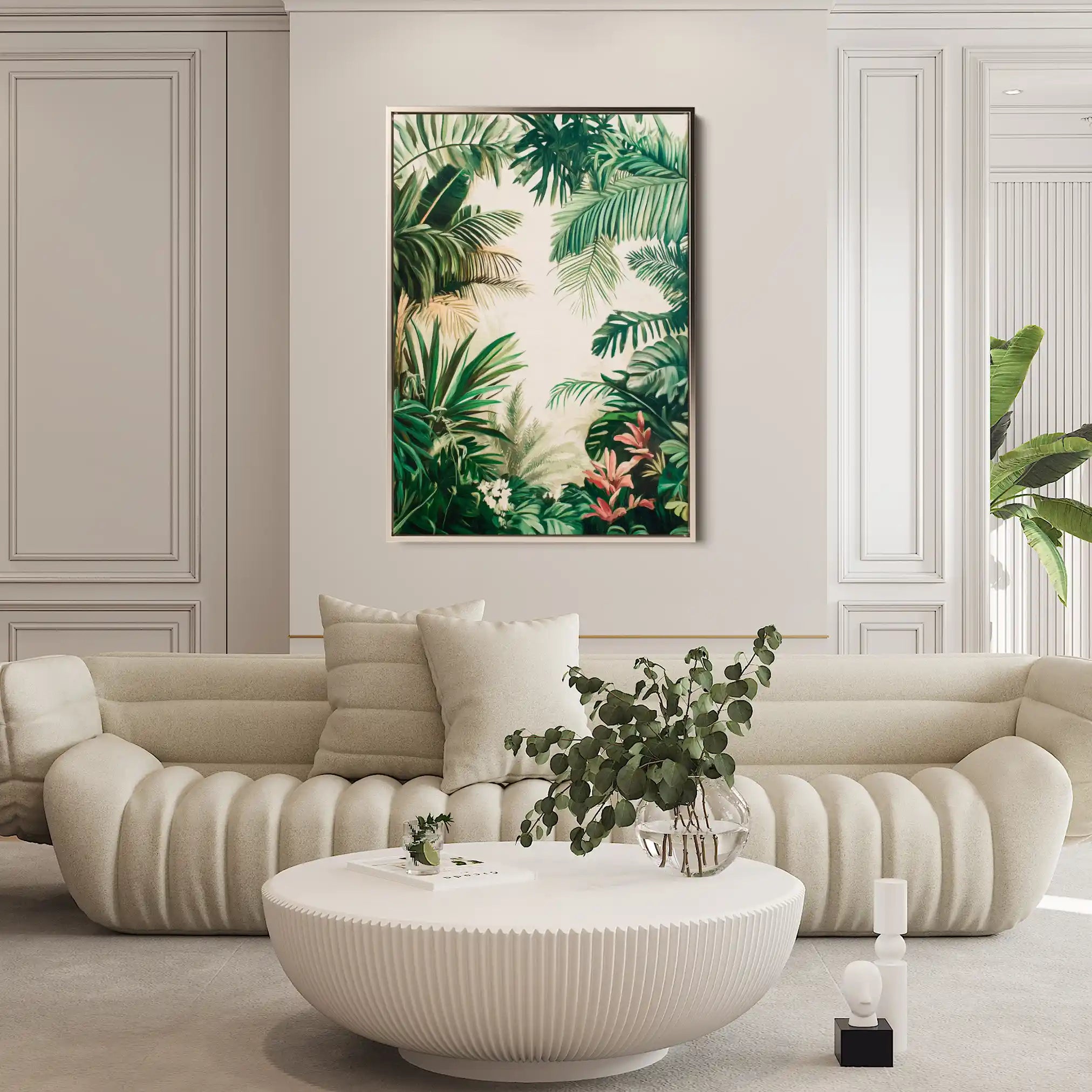 Landscape 331 Canvas Art 60 x 40 cm / Black