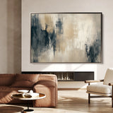 Abstract 332 Canvas Art 18" x 24" / 45 x 60 cm / Black