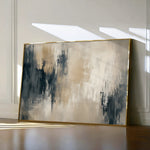 Abstract 332 Canvas Art 18" x 24" / 45 x 60 cm / Black