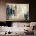 Abstract 332 Canvas Art 18" x 24" / 45 x 60 cm / Black